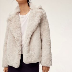 Aritzia Faux Fur Sunday Best Dorothy Teddy Coat XS